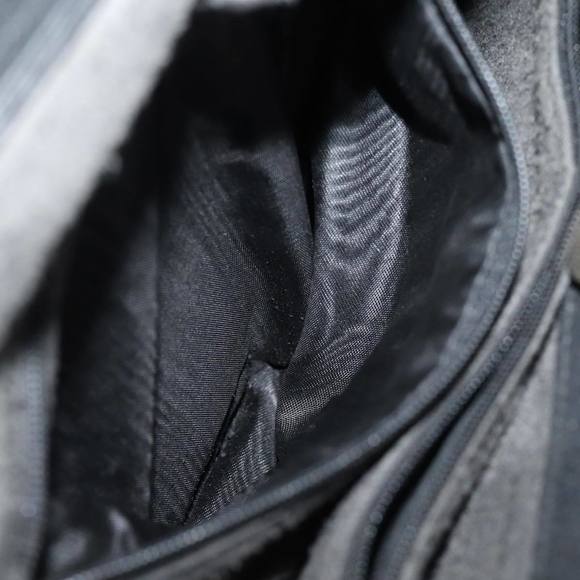 GUCCI Bamboo Tote Bag Suede Black 002 1186 0260 Auth 74664 - Picture 11 of 16